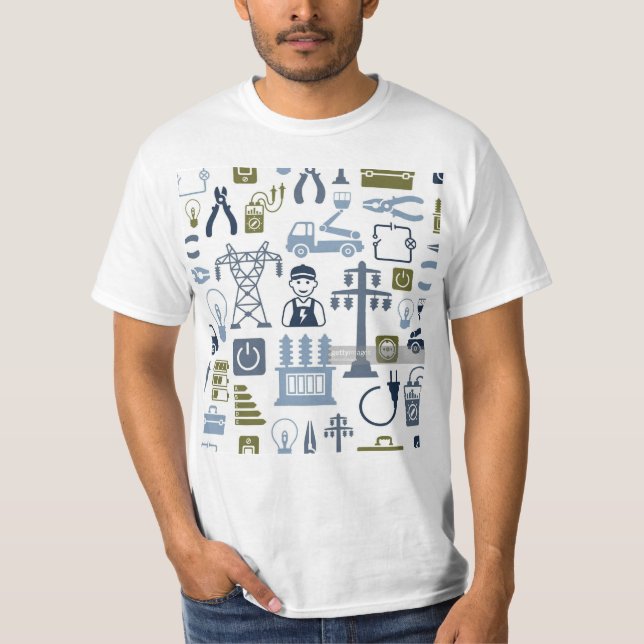 camiseta energias e trabalho T-Shirt (Vorderseite)
