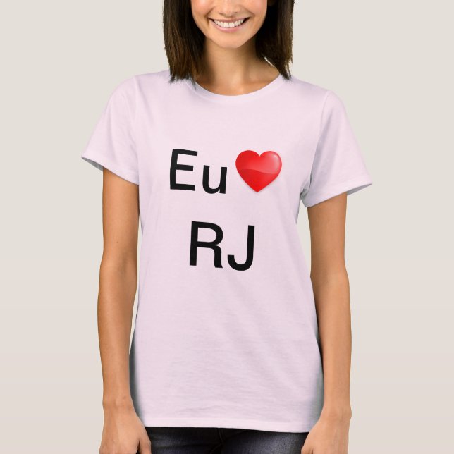 Camiseta Eu amo Rio de janeiro T-Shirt (Vorderseite)