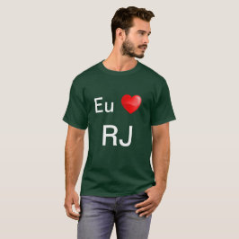 Camiseta Eu amo RJ T-Shirt