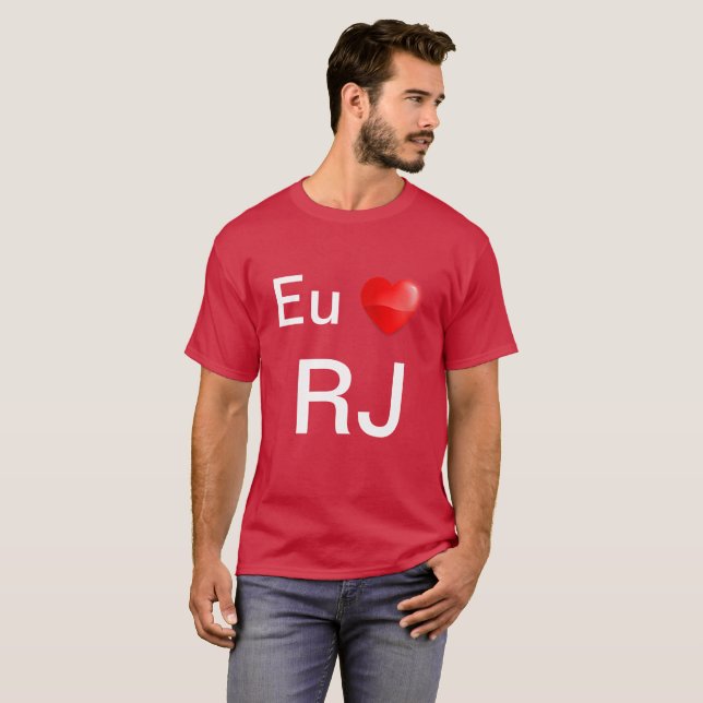 Camiseta Eu amo RJ T-Shirt (Vorne ganz)