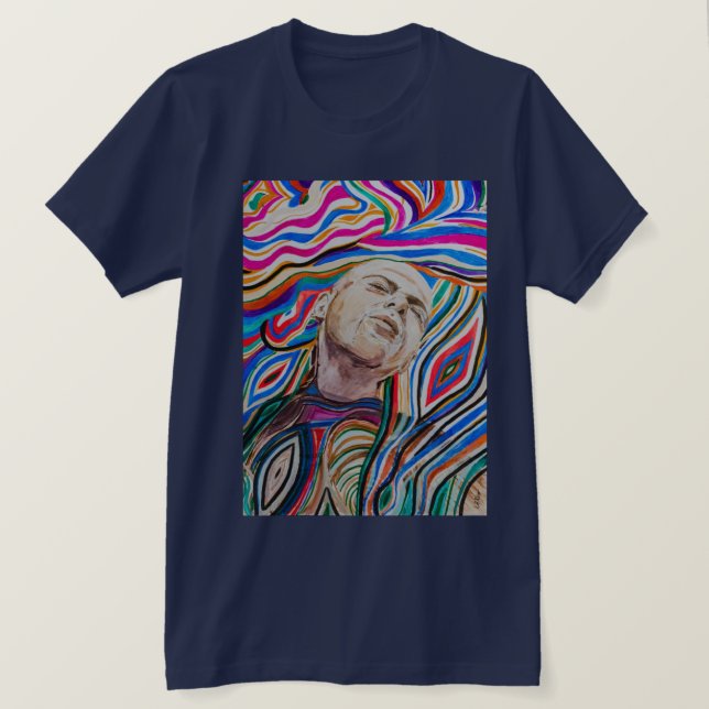 Camiseta Êxtase (Estampa autoral psicodélica) T-Shirt (Design vorne)
