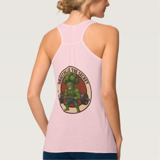 Camiseta Fem. Broccoli is the Secret - Back Tank Top