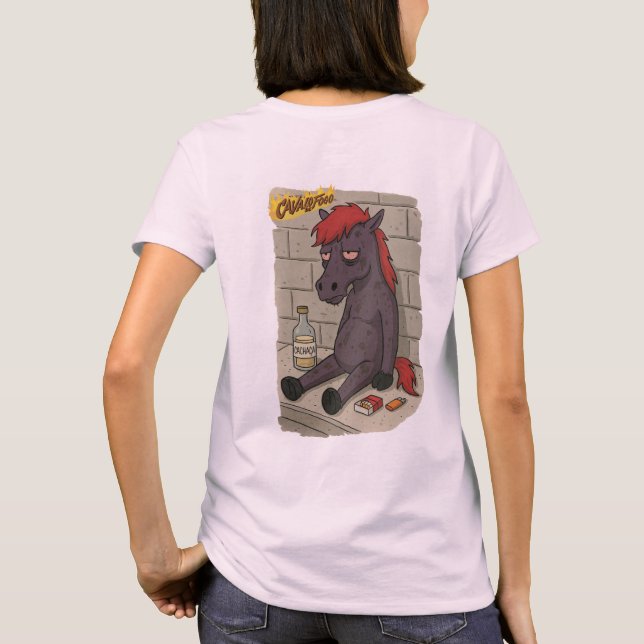 Camiseta Fem. Cavalo de Fogo - Back T-Shirt (Rückseite)