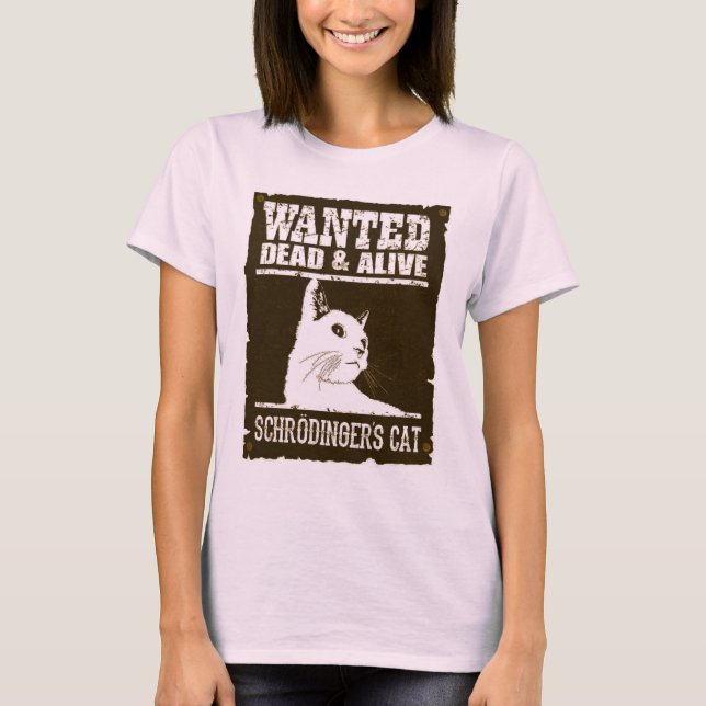 Camiseta Fem. Schrodinger's Cat - Light - Front T-Shirt (Vorderseite)