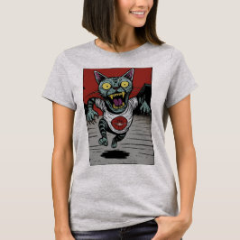 Camiseta Fem. Zombie Runner Cat - Front T-Shirt