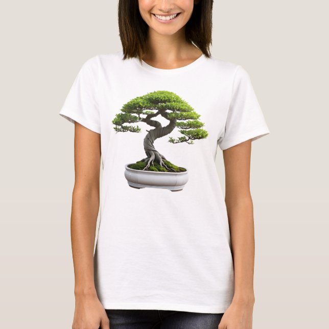 Camiseta Feminina Básica Bonsai-2 T-Shirt (Vorderseite)