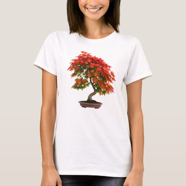 Camiseta Feminina Básica Bonsai-4 T-Shirt (Vorderseite)