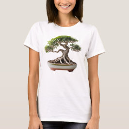 Camiseta Feminina Básica Bonsai-7 T-Shirt