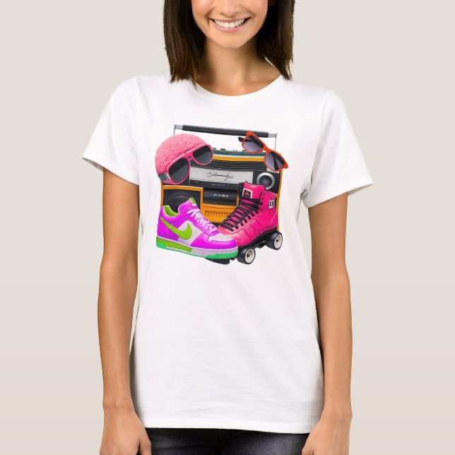 Camiseta Feminina Básica Retrô-10 T-Shirt (Vorderseite)