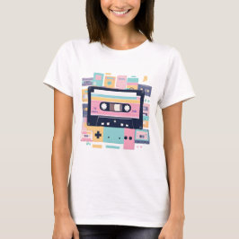 Camiseta Feminina Básica Retrô-8 T-Shirt