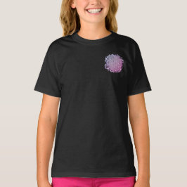 Camiseta Feminina Juvenil Básica Flôr da Vida-20 T-Shirt