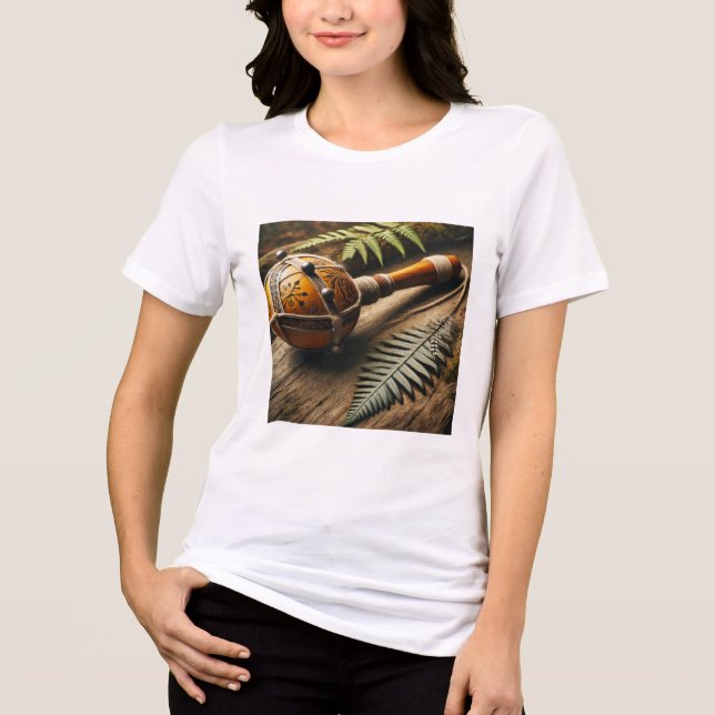 Camiseta Feminina Tri-Blend Shirt (Vorderseite)