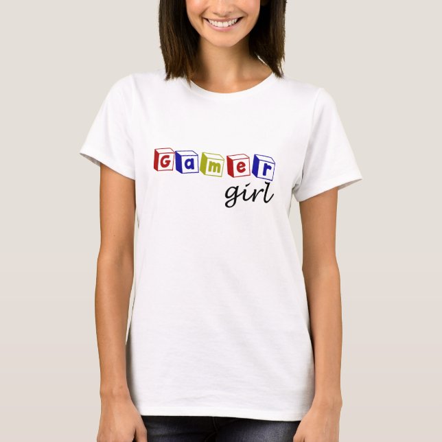 Camiseta - Gamer Girl T-Shirt (Vorderseite)
