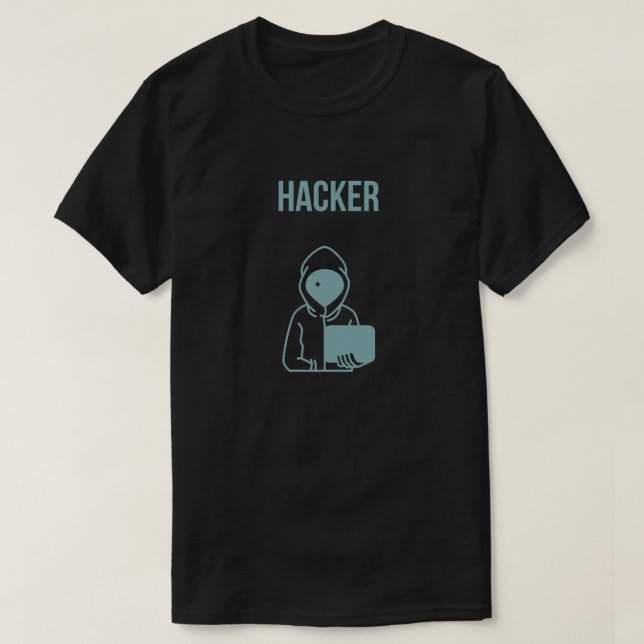 camiseta hacker T-Shirt (Design vorne)