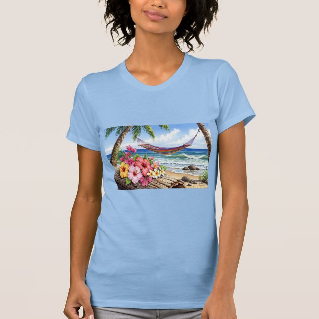Camiseta hamaca en el mar T-Shirt (Vorderseite)