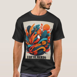 Camiseta Hombre Arte Simbólico Equilibrio Natural T-Shirt