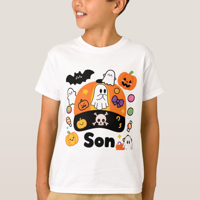 Camiseta Infantil de Halloween para Hijo Querido T-Shirt (Vorderseite)