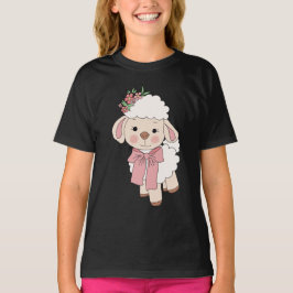 Camiseta Infantil Feminina – Ovelhinha Fofa T-Shirt