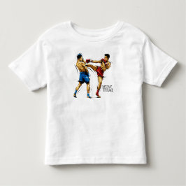 Camiseta Infantil Muay Thai / Boxe Tailandês Kleinkind T-shirt