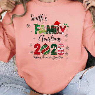 Camiseta Long-sleeved Christmas T-shirt 2026 Sweatshirt
