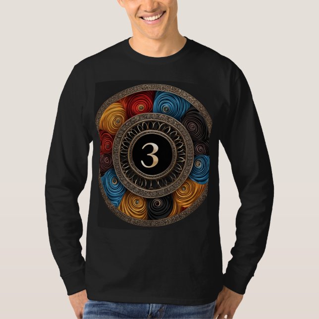 Camiseta manga larga de caballero con buen diseño. T-Shirt (Vorderseite)