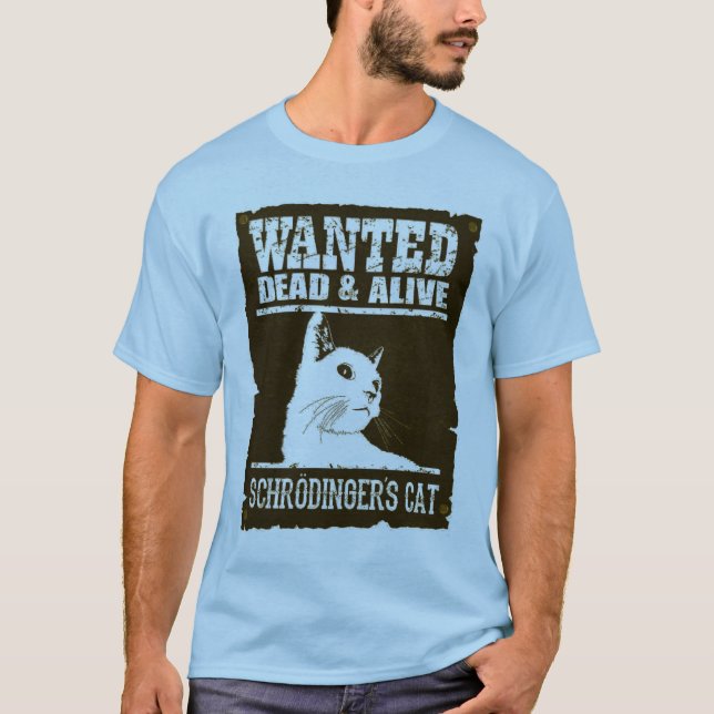 Camiseta Masc. Schrodinger's Cat - Light - Front T-Shirt (Vorderseite)