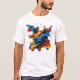 Camiseta Masculina Básica Arte Expressão T-Shirt
