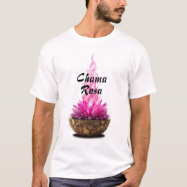 Camiseta Masculina Básica Chama Sagrada-3 T-Shirt