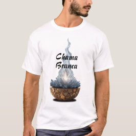 Camiseta Masculina Básica Chama Sagrada-4 T-Shirt