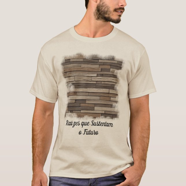Camiseta Masculina Básica Madeira Viva T-Shirt (Vorderseite)