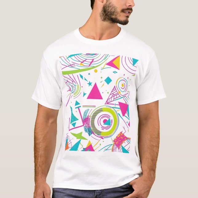 Camiseta Masculina Básica Retrô-4 T-Shirt (Vorderseite)