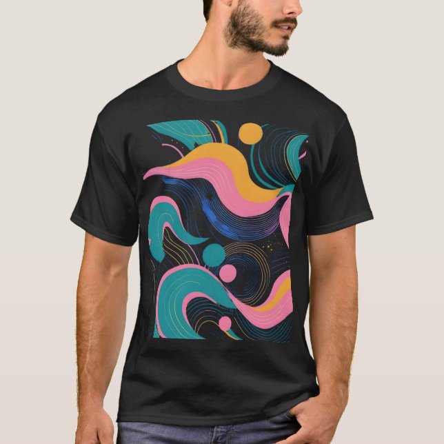 Camiseta Masculina Básica Retrô-7 T-Shirt (Vorderseite)