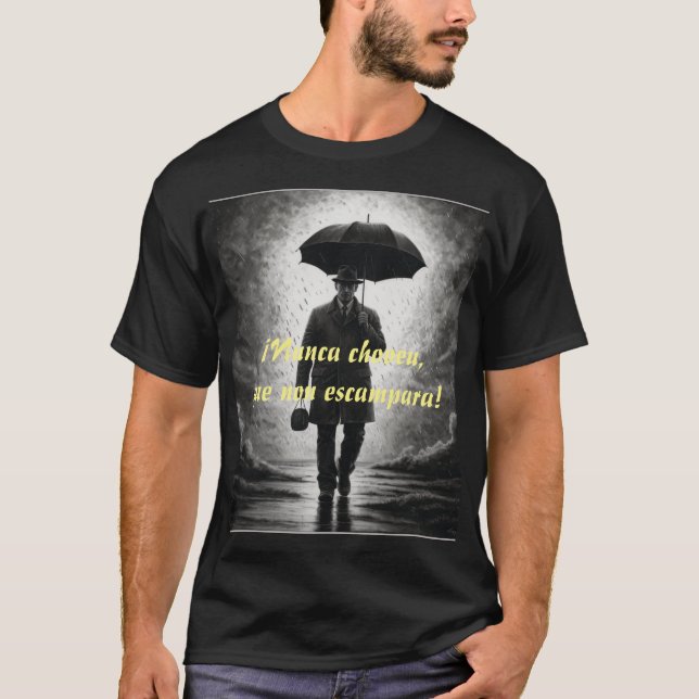 CAMISETA "Nunca choveu, que non escampara" T-Shirt (Vorderseite)