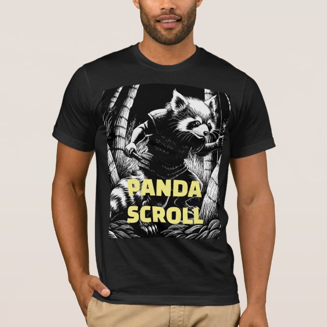 CAMISETA PANDA SCROLL T-Shirt (Vorderseite)
