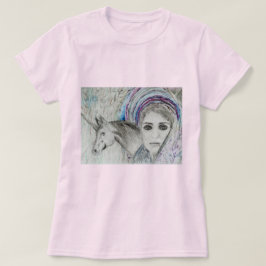 Camiseta Senhora da Magia (desenho autoral) T-Shirt