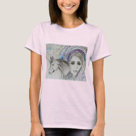 Camiseta Senhora da Magia (desenho autoral) T-Shirt