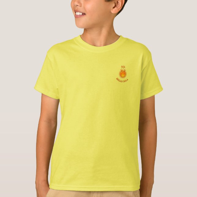 Camiseta “Sol Brillo Sola” – Estilo Fresco con Men T-Shirt (Vorderseite)