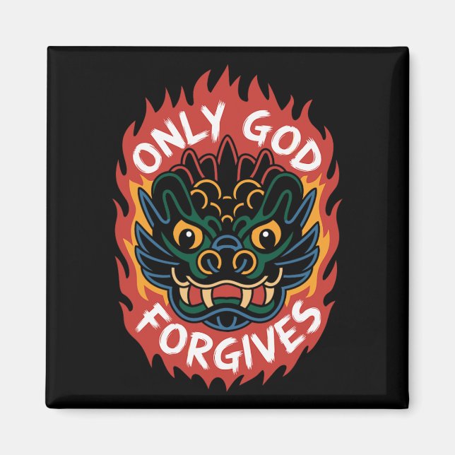 Camiseta Sólo Dios Perdona1 Magnet (Vorne)