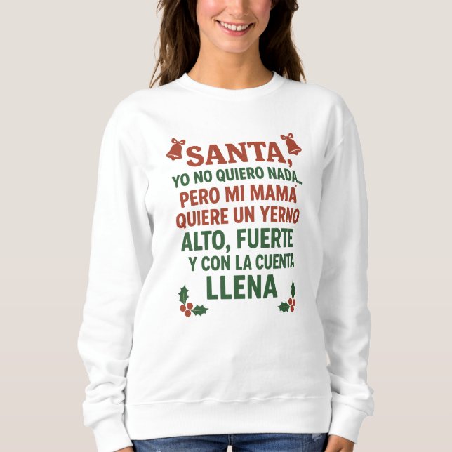 Camiseta/Sudadera de Navidad Humor-Reagalo  Sweatshirt (Vorderseite)