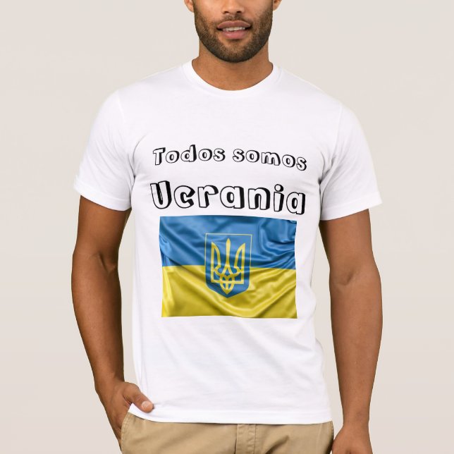 Camiseta todos somos Ucrania T-Shirt (Vorderseite)