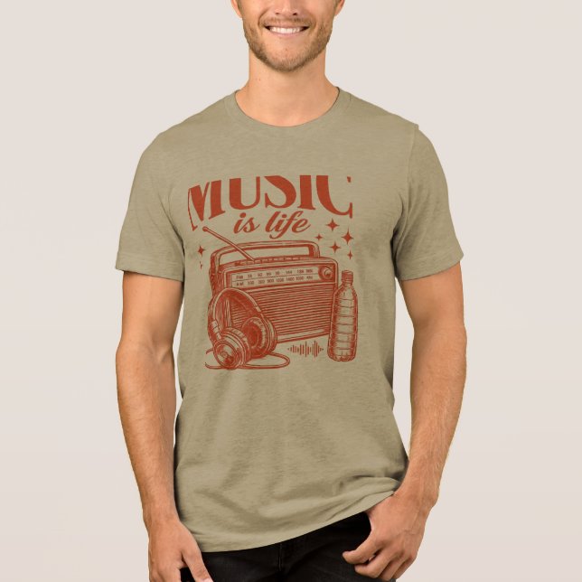 camiseta Tri-Blend shirt (Vorderseite)