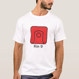 Camiseta Tzolkin Lua Vermelha Kin 9 T-Shirt