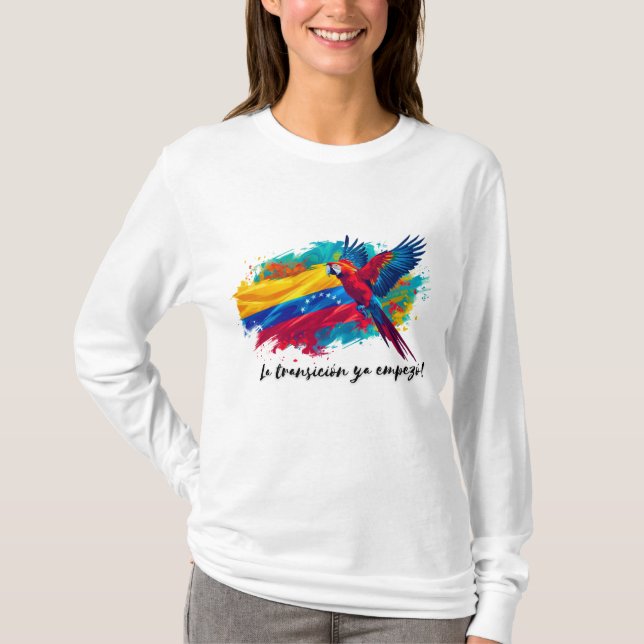 Camiseta  Venezuela libre y en transición T-Shirt (Vorderseite)