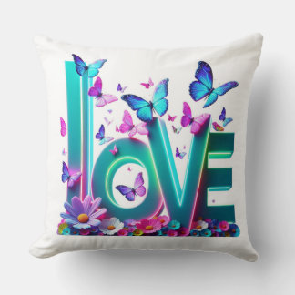 Camiseta Vibrant Love and Butterflies – Colorful F Kissen