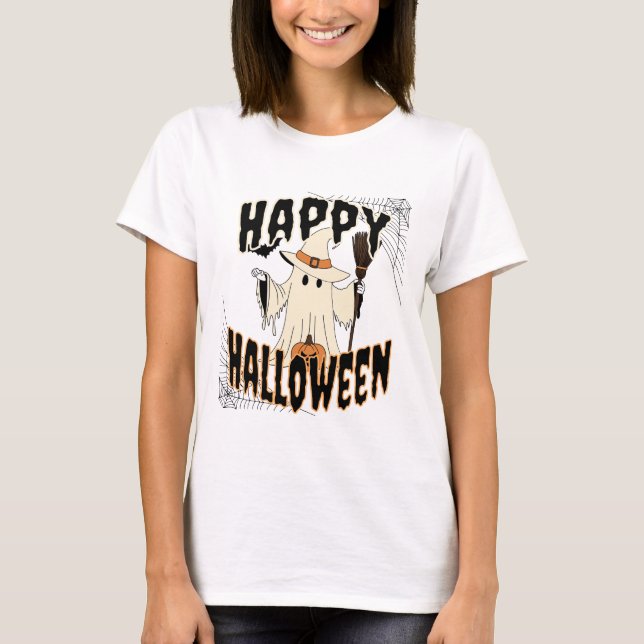 Camiseta Vintage de Halloween T-Shirt (Vorderseite)