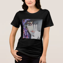 Camiseta Zodíaco Escorpião (desenho autoral) Tri-Blend Shirt