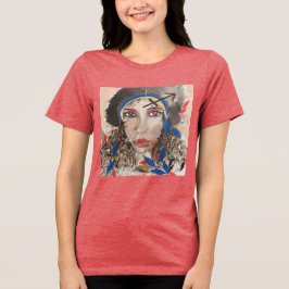 Camiseta Zodíaco Sagitário (desenho autoral) Tri-Blend Shirt
