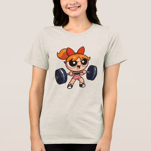 Camisetas Academia - Meninas super poderosas Tri-Blend Shirt (Vorderseite)