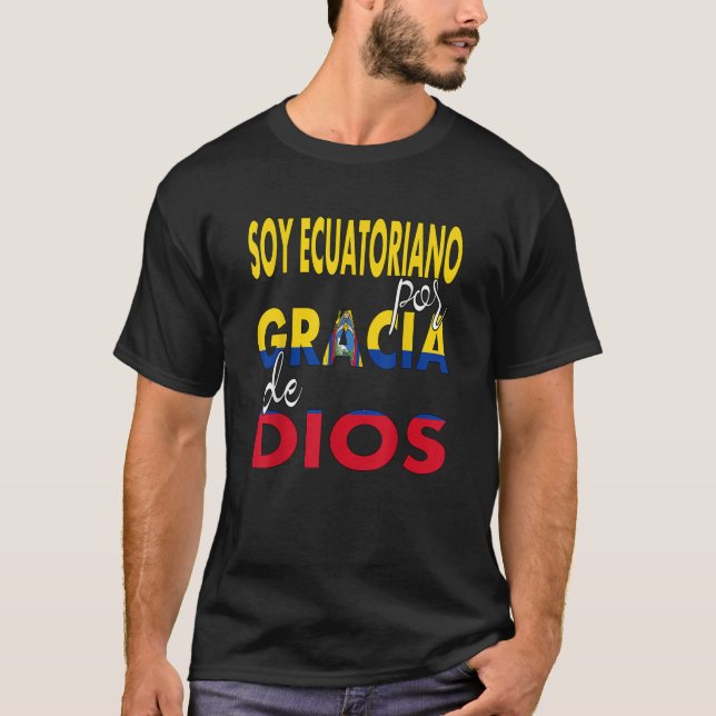 Camisetas Ecuador Ecuadorianische Flagge Shirt Cam (Vorderseite)
