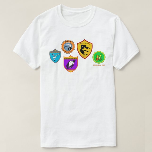 Camisetas Masculinas com desenhos de Capoeira T-Shirt (Design vorne)
